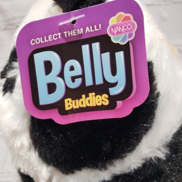 Nanco Belly Buddies Calico Cat Plush 8" Stuffed Animal Toy 2020 Hanger - Picture 8 of 11